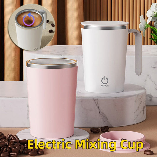 Taza mezcladora eléctrica de cocina, taza de café agitadora, tazas mezcladoras automáticas, taza de agua magnética giratoria